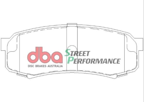 DB1200SP - DBA Street Performance Brake Pads; Rear - Image 4