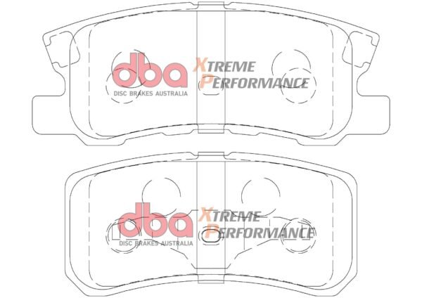 DB1464XP - DBA Xtreme Performance Brake Pads; Rear - Image 4