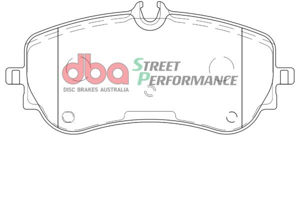 DB15002SP - DBA Street Performance Brake Pads; Rear - Image 4