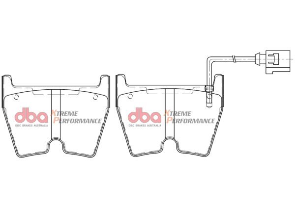 DB15005XP - DBA Xtreme Performance Brake Pads; Front - Image 4