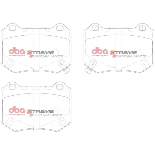 DB15007XP - DBA Xtreme Performance Brake Pads; Rear - Image 4
