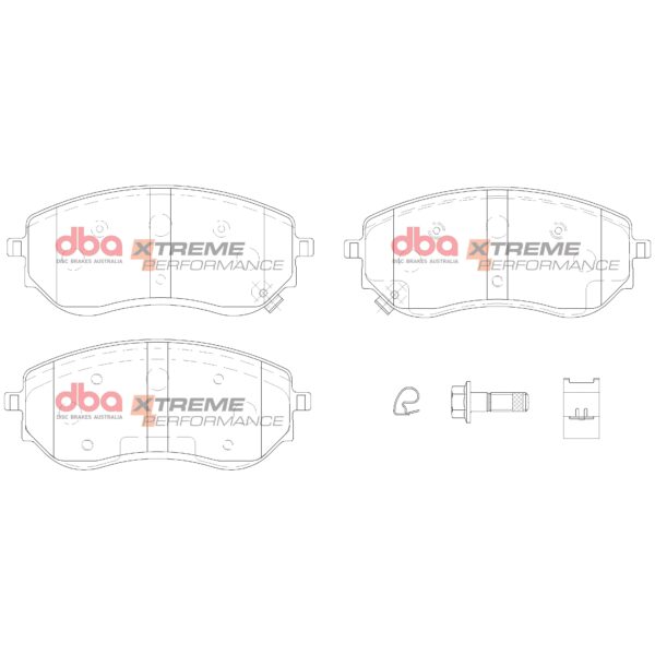 DB15014XP - DBA Xtreme Performance Brake Pads; Front - Image 4