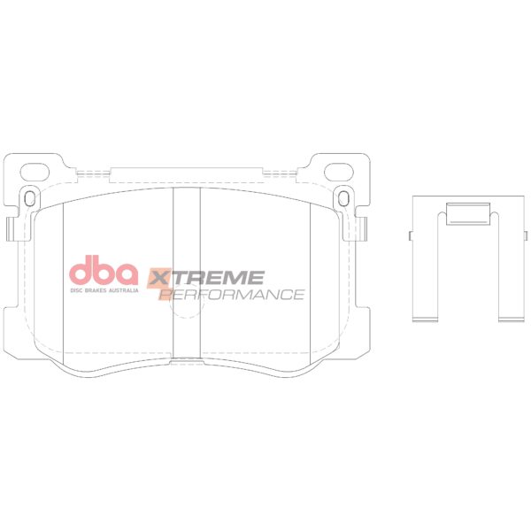 DB15021XP - DBA Xtreme Performance Brake Pads; Front - Image 4