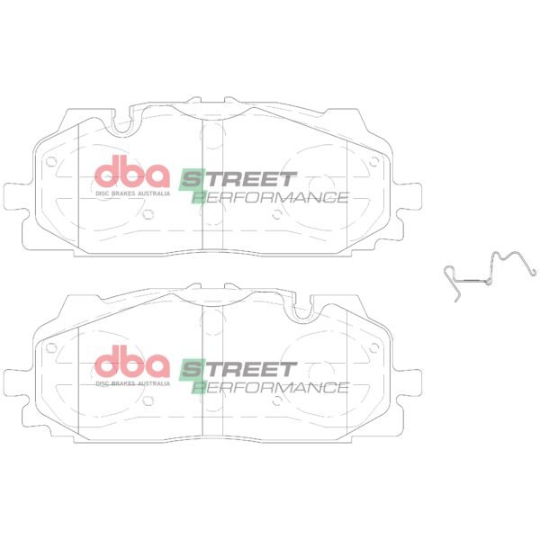 DB15030SP - DBA Street Performance Brake Pads; Front - Image 4