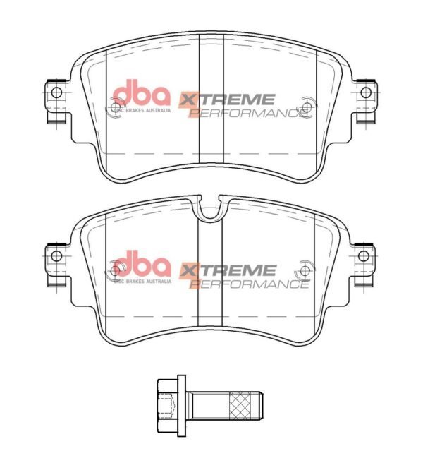 DB15032XP - DBA Xtreme Performance Brake Pads; Rear - Image 4