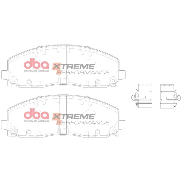 DB15038XP - DBA Xtreme Performance Brake Pads; Front - Image 4