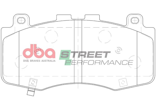 DB15039SP - DBA Street Performance Brake Pads; Front - Image 4