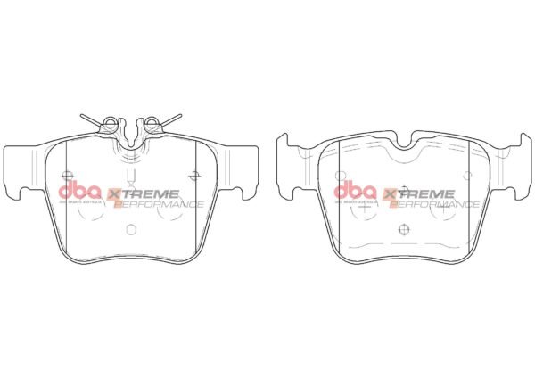DB15063XP - DBA Xtreme Performance Brake Pads; Rear - Image 4