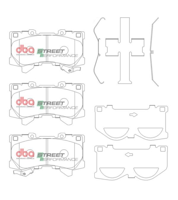 DB15077SP - DBA Street Performance Brake Pads; Front - Image 4