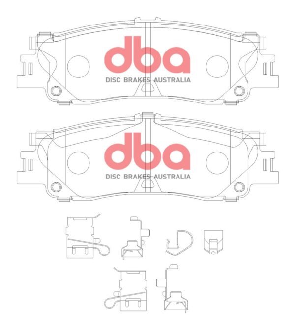 DB15078SP - DBA Street Performance Brake Pads; Rear - Image 4