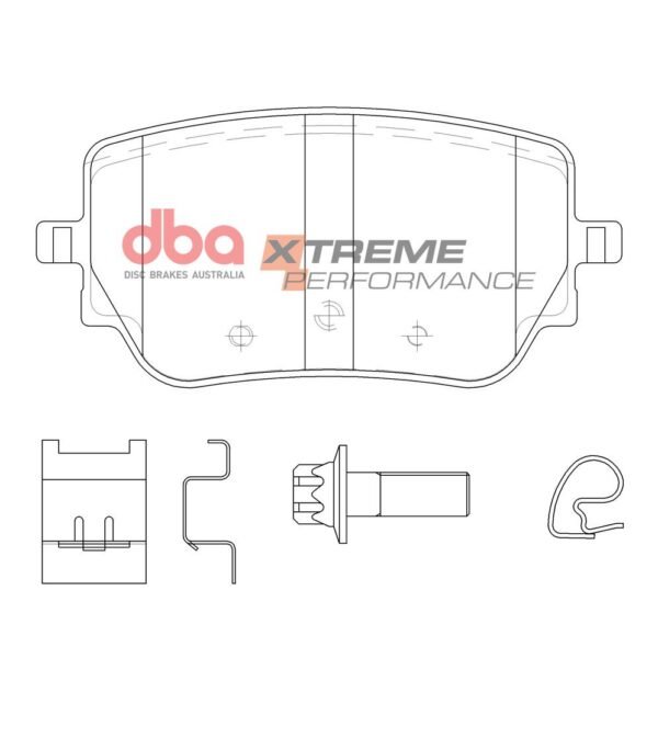 DB15082XP - DBA Xtreme Performance Brake Pads; Rear - Image 4