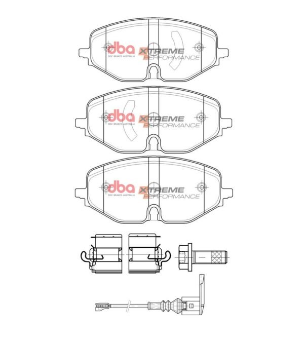 DB15091XP - DBA Xtreme Performance Brake Pads; Front - Image 4