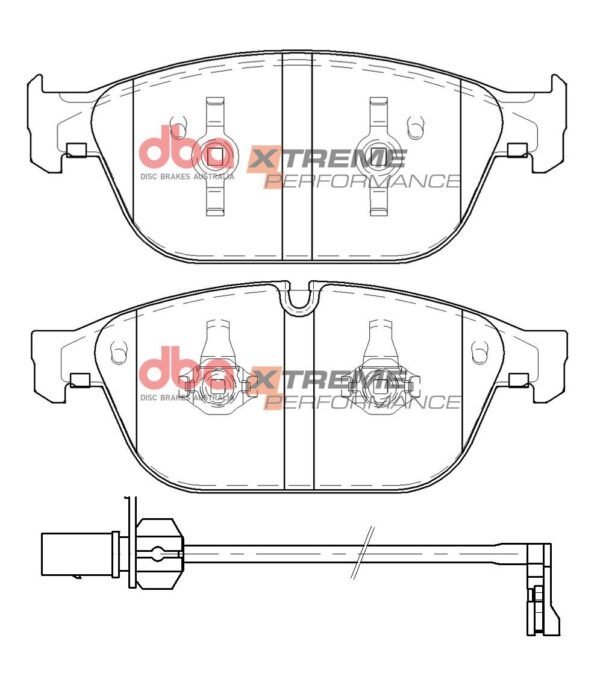 DB15099XP - DBA Xtreme Performance Brake Pads; Front - Image 4