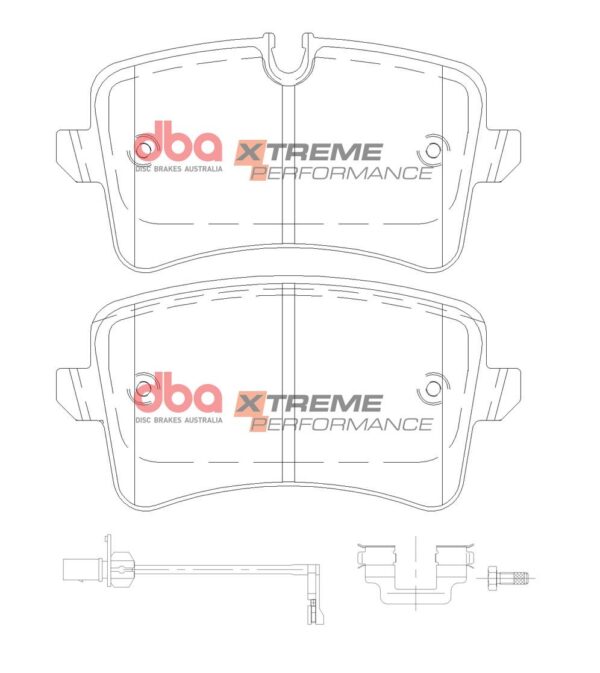 DB15101XP - DBA Xtreme Performance Brake Pads; Rear - Image 4