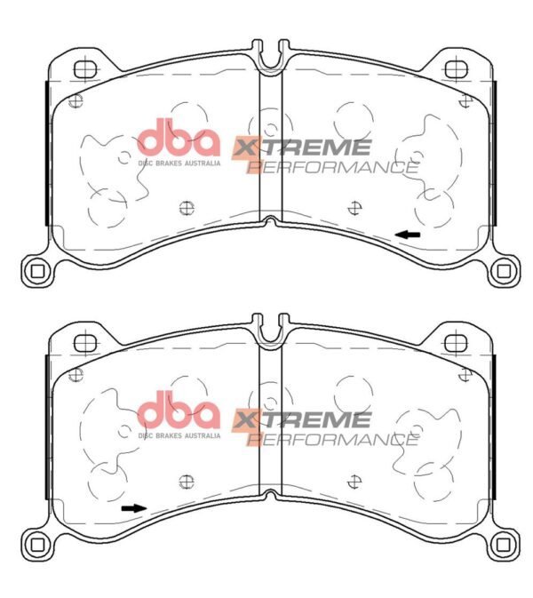 DB15118XP - DBA Xtreme Performance Brake Pads; Front - Image 4