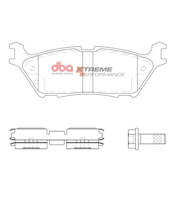 DB15123XP - DBA Xtreme Performance Brake Pads; Rear - Image 4