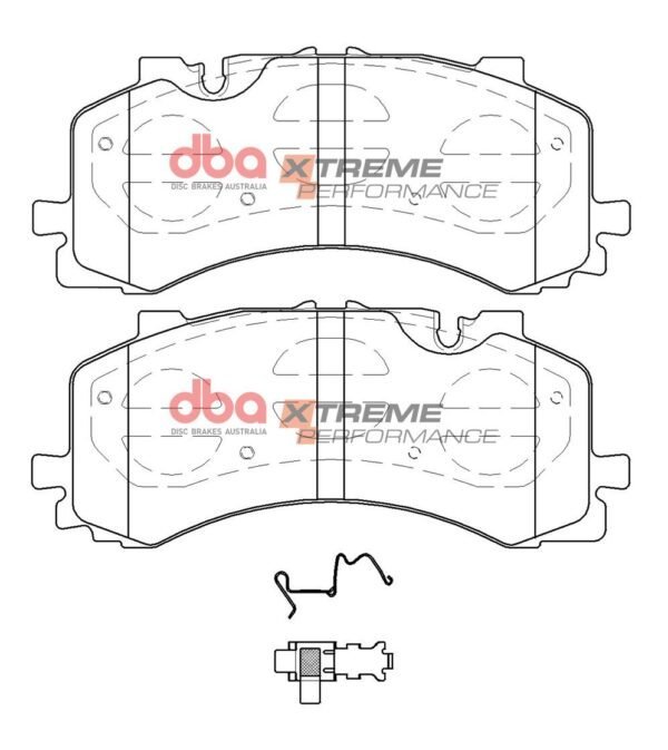 DB15124XP - DBA Xtreme Performance Brake Pads; Front - Image 4
