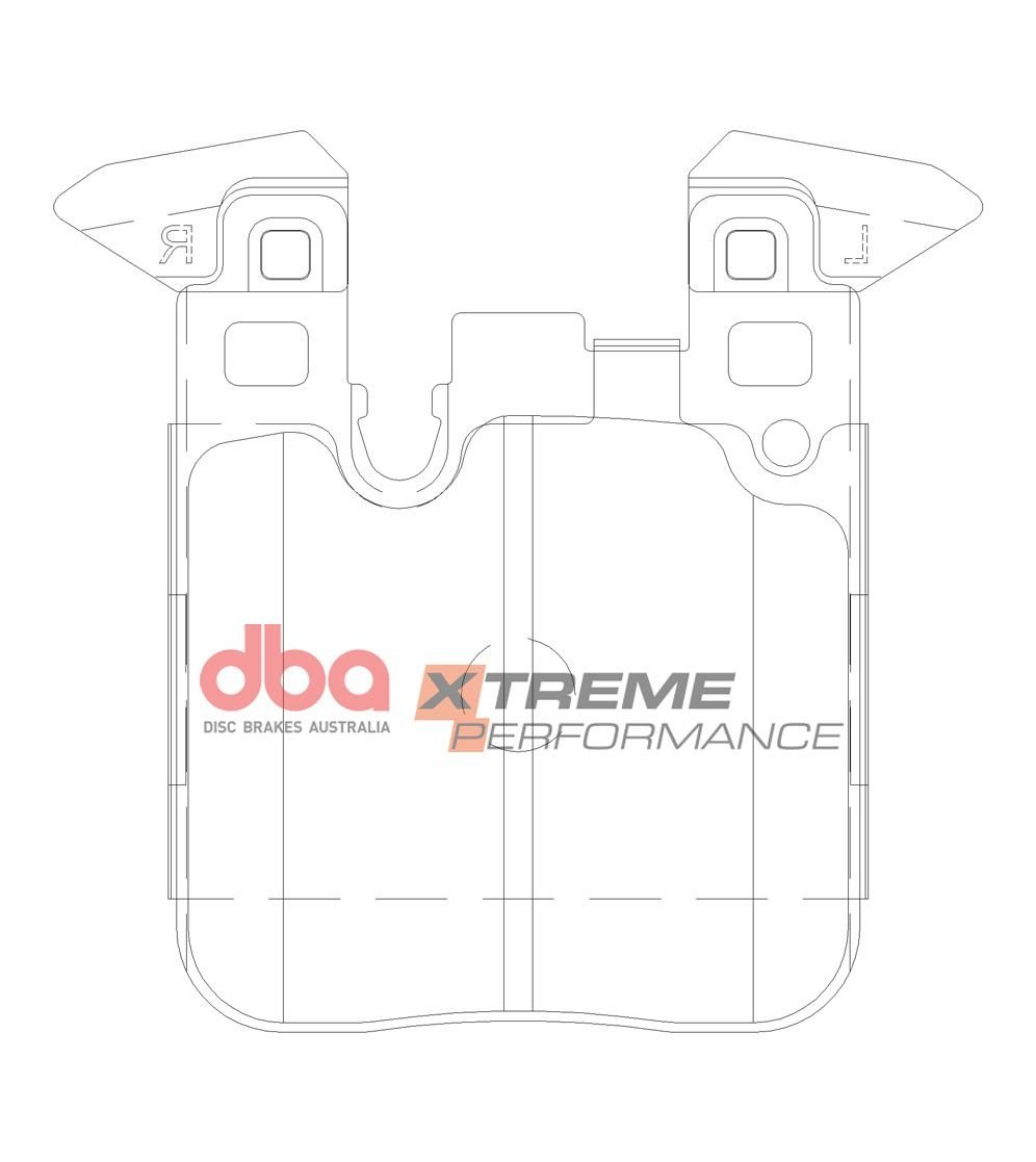 DB15127XP - DBA Xtreme Performance Brake Pads; Rear - Image 4