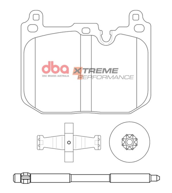 DB15131XP - DBA Xtreme Performance Brake Pads; Front - Image 4