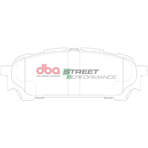 DB1672SP - DBA Street Performance Brake Pads; Rear - Image 4