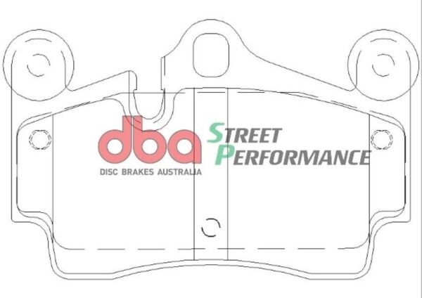 DB1677SP - DBA Street Performance Brake Pads; Rear - Image 4