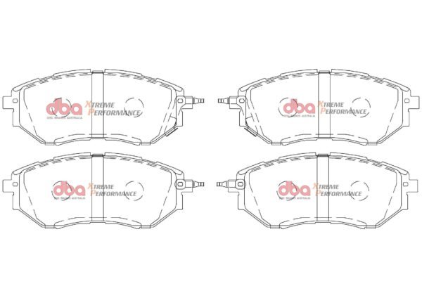 DB1722XP - DBA Xtreme Performance Brake Pads; Front - Image 4