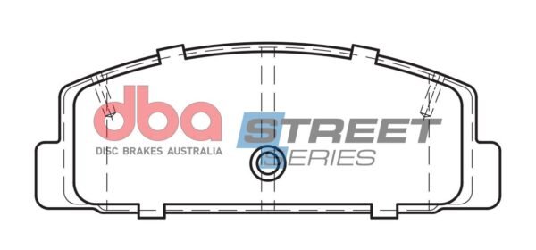 DB1760SS - DBA Street Series Brake Pads; Rear - Image 4