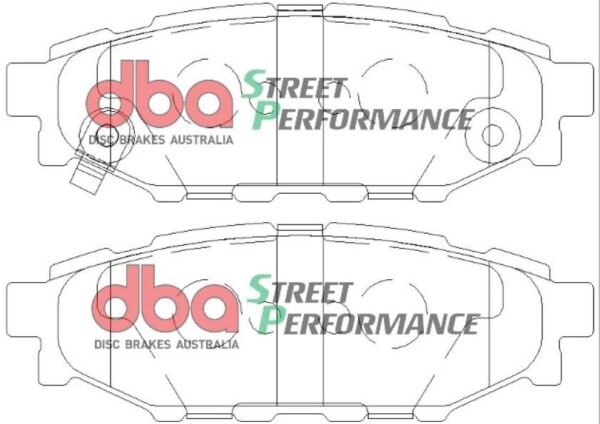 DB1803SP - DBA Street Performance Brake Pads; Rear - Image 4