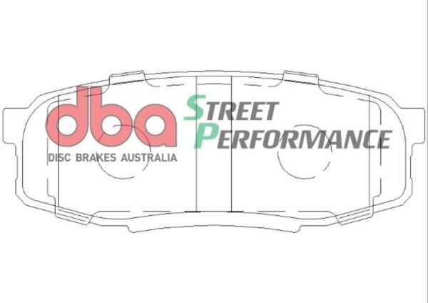 DB1857SP - DBA Street Performance Brake Pads; Rear - Image 4