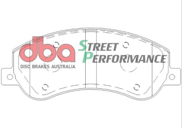 DB1915SP - DBA Street Performance Brake Pads; Front - Image 4