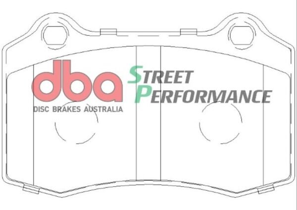 DB1936SP - DBA Street Performance Brake Pads; Rear - Image 4