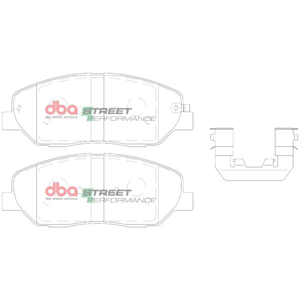 DB2034SP - DBA Street Performance Brake Pads; Front - Image 4