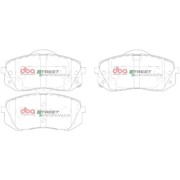 DB2174SP - DBA Street Performance Brake Pads; Front - Image 4