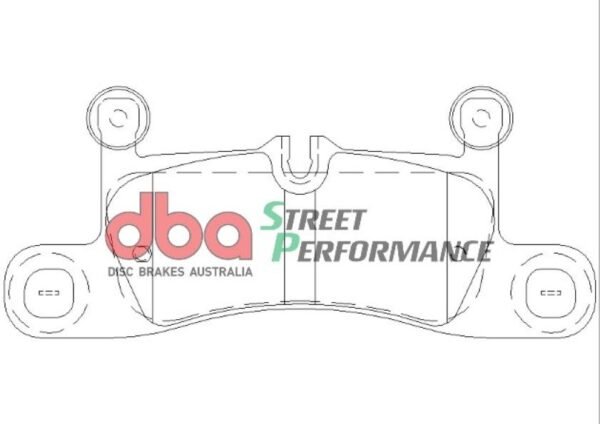 DB2229SP - DBA Street Performance Brake Pads; Rear - Image 4