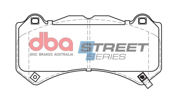 DB2375SS - DBA Street Series Brake Pads; Front - Image 4