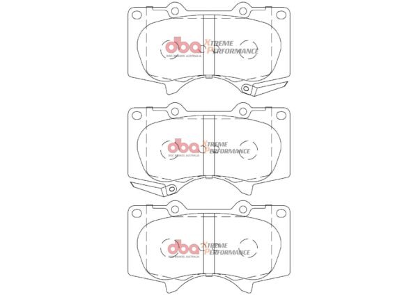 DB2380XP - DBA Xtreme Performance Brake Pads; Front - Image 4