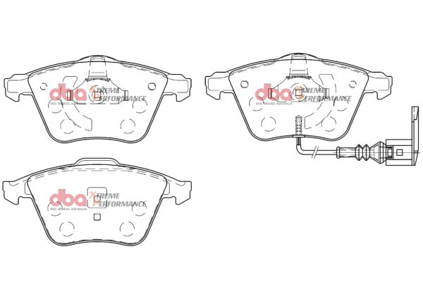 DB2402XP - DBA Xtreme Performance Brake Pads; Front - Image 4