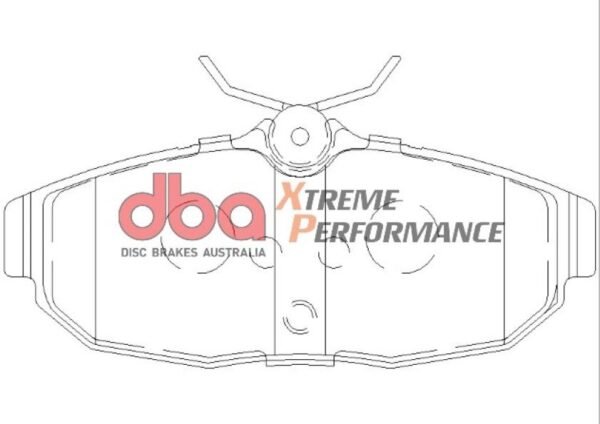 DB7987XP - DBA Xtreme Performance Brake Pads; Rear - Image 4