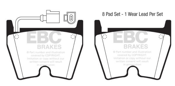 DP31513/3C - EBC Redstuff Brake Pads; Front - Image 3