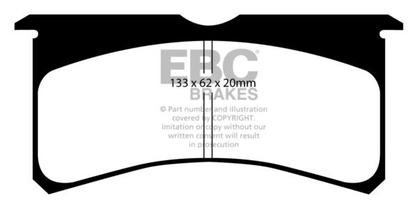 DP2037/2- EBC Greenstuff 2000 Brake Pads; - Image 3