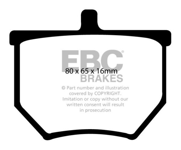 DP4040R - EBC Yellowstuff Brake Pads; - Image 3