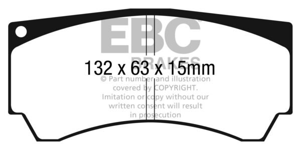 DP4066R - EBC Yellowstuff Brake Pads; - Image 3
