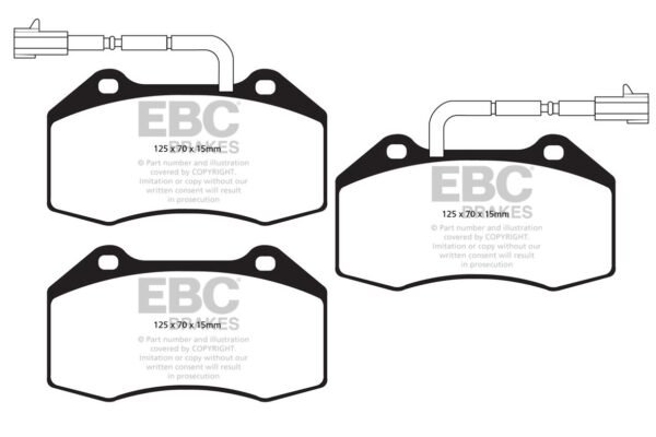 DPX2021/2 - EBC Ultimax Brake Pads; Front - Image 3