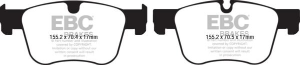 DP22198 - EBC Greenstuff 2000 Brake Pads; Front - Image 3