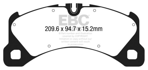 DP52203NDX - EBC Bluestuff NDX Brake Pads; Front - Image 5