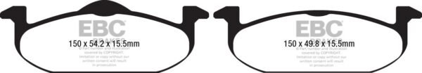 DP22220 - EBC Greenstuff 2000 Brake Pads; Front - Image 3