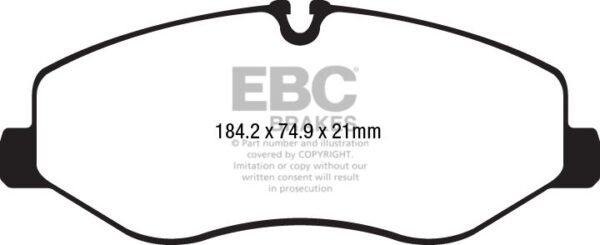 DPX2223 - EBC Ultimax Brake Pads; Front - Image 3