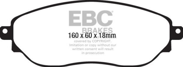 DPX2226 - EBC Ultimax Brake Pads; Front - Image 3