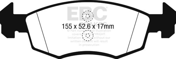 DPX2241 - EBC Ultimax Brake Pads; Front - Image 3