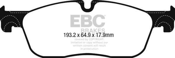 DPX2251 - EBC Ultimax Brake Pads; Front - Image 3